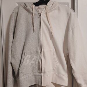 *Rare* GAP Mixed Zip-Up Hoodie